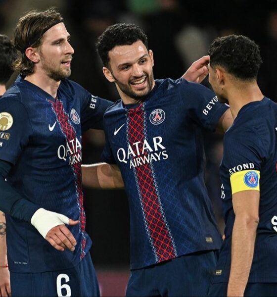 PSG against Metz in Ligue 1