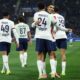 Senny Mayulu of PSG celebrating a goal in Ligue 1