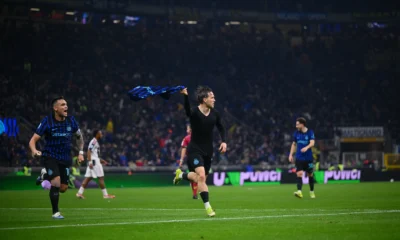 Piotr Zielinski of Inter Milan against Juventus in Serie A