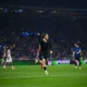 Piotr Zielinski of Inter Milan against Juventus in Serie A