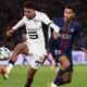 Rennes against PSG in Ligue 1