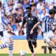 Vinicius Jr of Real Madrid against Real Sociedad in La Liga