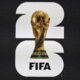 The official logo for the FIFA World Cup 2026™, which is scheduled to take place in North America from June 11 to July 19, 2026. Image used for Sportxparte news.
