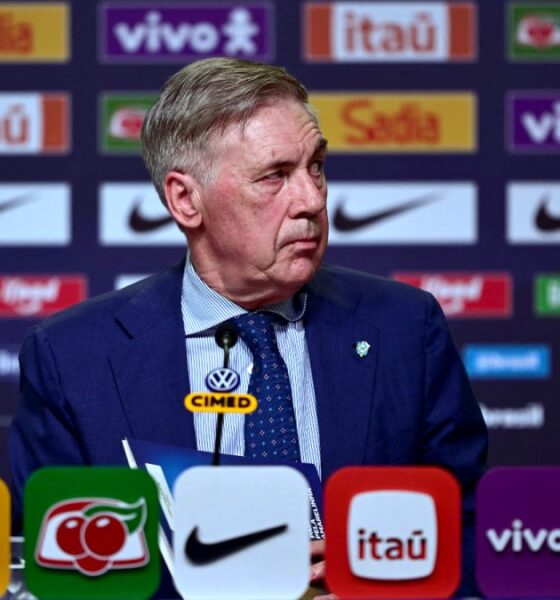 Ancelotti Responds To Neymar Chants As Brazil Fall To France