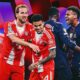 This image captures the intense rivalry between FC Bayern Munich and Paris Saint-Germain (PSG) as they prepare for a high-stakes UEFA Champions League semi-final tonight, April 28, 2026. The graphic features key players from both sides, including Bayern's Harry Kane and Michael Olise, alongside PSG's Bradley Barcola and Ousmane Dembélé. Image used for Sportxparte news preview.