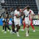 PSG players Willian Pacho (51), Lucas Beraldo (4), and Lucas Hernández celebrate after scoring a goal during their 3-0 victory against Angers SCO at the Stade Raymond Kopa on April 25, 2026. Image used for Sportxparte news roundup.