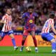 Marcus Rashford playing for FC Barcelona during a La Liga match against Atlético de Madrid. The game took place on April 4, 2026, at the Riyadh Air Metropolitano Stadium in Madrid. Image used for Sportxparte news.