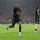Ousmane Dembélé celebrates scoring for PSG against Liverpool in the 2026 Champions League quarter-final at Anfield. Image used for Sportxparte news.