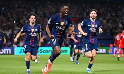 The image captures a moment from the UEFA Champions League semi-final first leg between Paris Saint-Germain (PSG) and Bayern Munich, which took place on April 28, 2026. Image used for Sportxparte news.