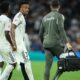 Real Madrid defender Éder Militão (jersey #3) is currently sidelined for the remainder of the 2025-2026 season due to a significant muscle injury. Image used for Sportxparte news.