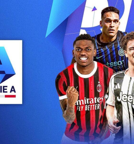This image highlights the top professional football league in Italy, Serie A, featuring players from major clubs such as AC Milan, Juventus, Inter Milan, Napoli, and AS Roma. Image used for Sportxparte news