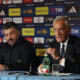 The selected image region shows the former President of the Italian Football Federation (FIGC), Gabriele Gravina, sitting alongside head coach Gennaro Gattuso during a national team press conference. Image used for Sportxparte news.