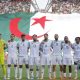 The Algerian national football team lined up before an international match under head coach Vladimir Petković. Specifically, this photograph captures the starting lineup that successfully secured their qualification berth for the upcoming 2026 FIFA World Cup. Image used for Sportxparte news.