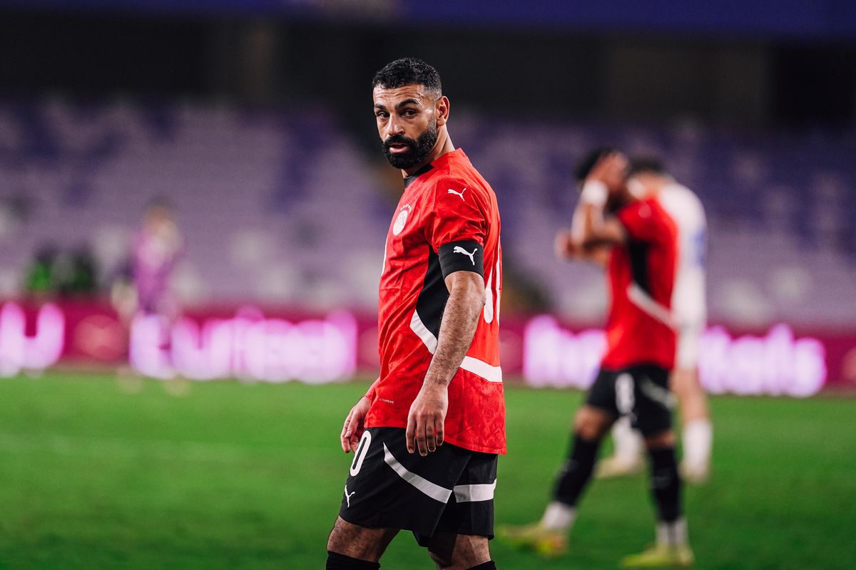 Egyptian professional football star Mohamed Salah. He is pictured representing the Egyptian national football team during the Africa Cup of Nations (AFCON) tournament. Image used for Sportxparte news.