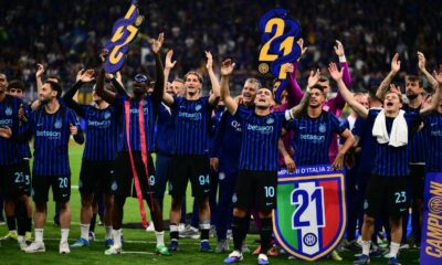 Inter Milan officially secured their 21st Serie A title (Scudetto) on May 3, 2026, following a 2–0 victory over Parma at the San Siro. This win gave the Nerazzurri an unassailable 12-point lead at the top of the table with three matches remaining in the 2025–26 season. Image used for Sportxparte news roundup.