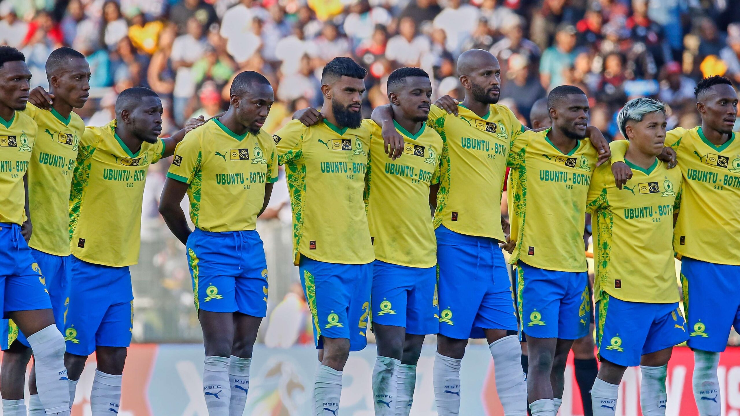 The first-team players of Mamelodi Sundowns F.C., a premier professional football club based in Pretoria, South Africa. Known affectionately as "The Brazilians" due to their iconic yellow and blue kit, they compete at the highest level of African football.