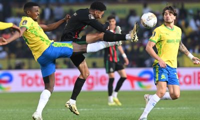 CAF Champions League Final between South Africa's Mamelodi Sundowns F.C. and Morocco's AS FAR Rabat, played on May 17, 2026. Image used for Sportxparte news.