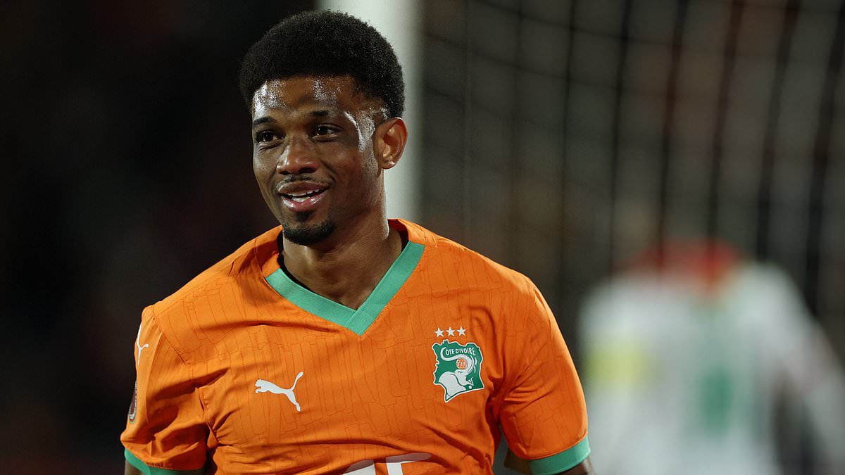 Ivorian professional footballer Amad Diallo, pictured playing for the Ivory Coast national football team. Image used for Sportxparte news.