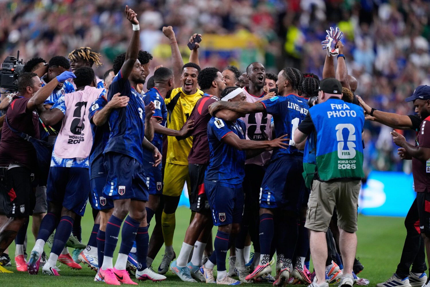 Cape Verde national football team is celebrating its historic qualification for the knockout round of the 2026 FIFA World Cup. Image used for Sportxparte news.