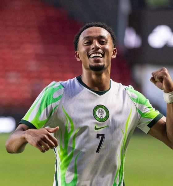 Femi Azeez, the exciting professional winger who plays for English Championship club Millwall F.C. and internationally for the Nigeria national football team, the Super Eagles. Image used for Sportxparte news.