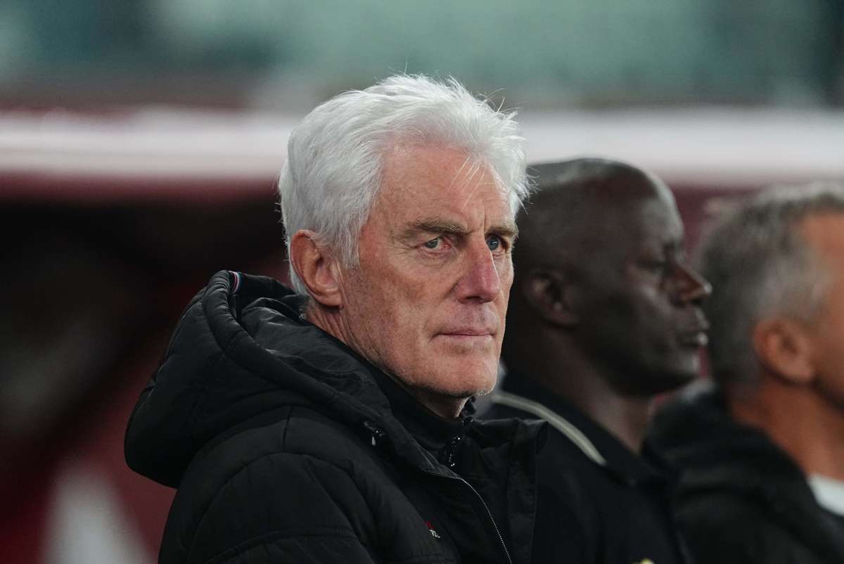 Hugo Broos, a Belgian professional football manager and former player who currently serves as the head coach of the South Africa national football team (Bafana Bafana). Image used for Sportxparte news. 