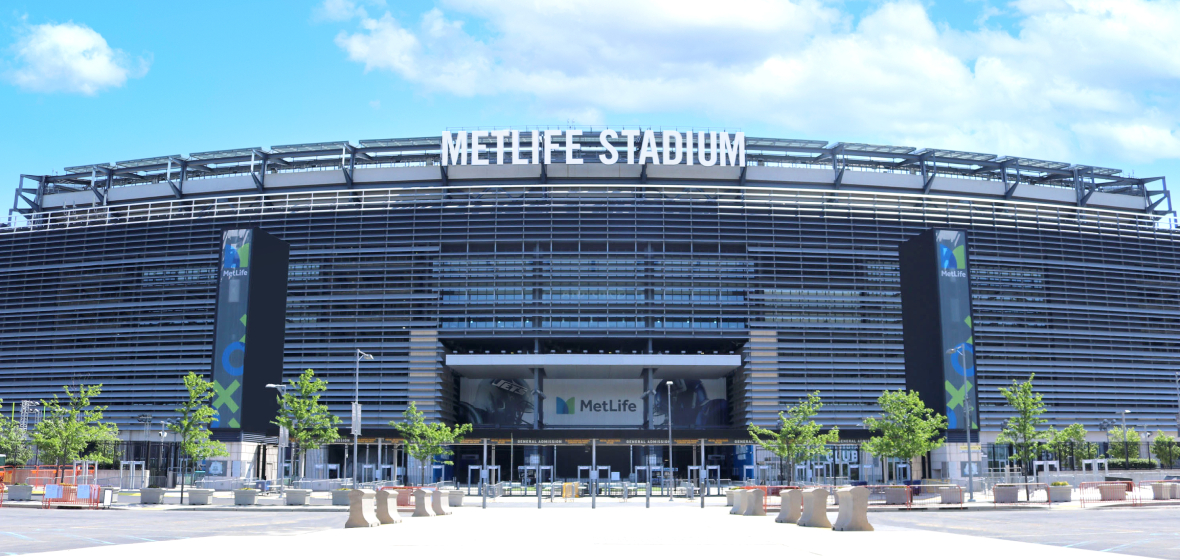 MetLife Stadium is located in East Rutherford, New Jersey. It serves as the primary home venue for the NFL's New York Giants and New York Jets. Image used for Sportxparte news