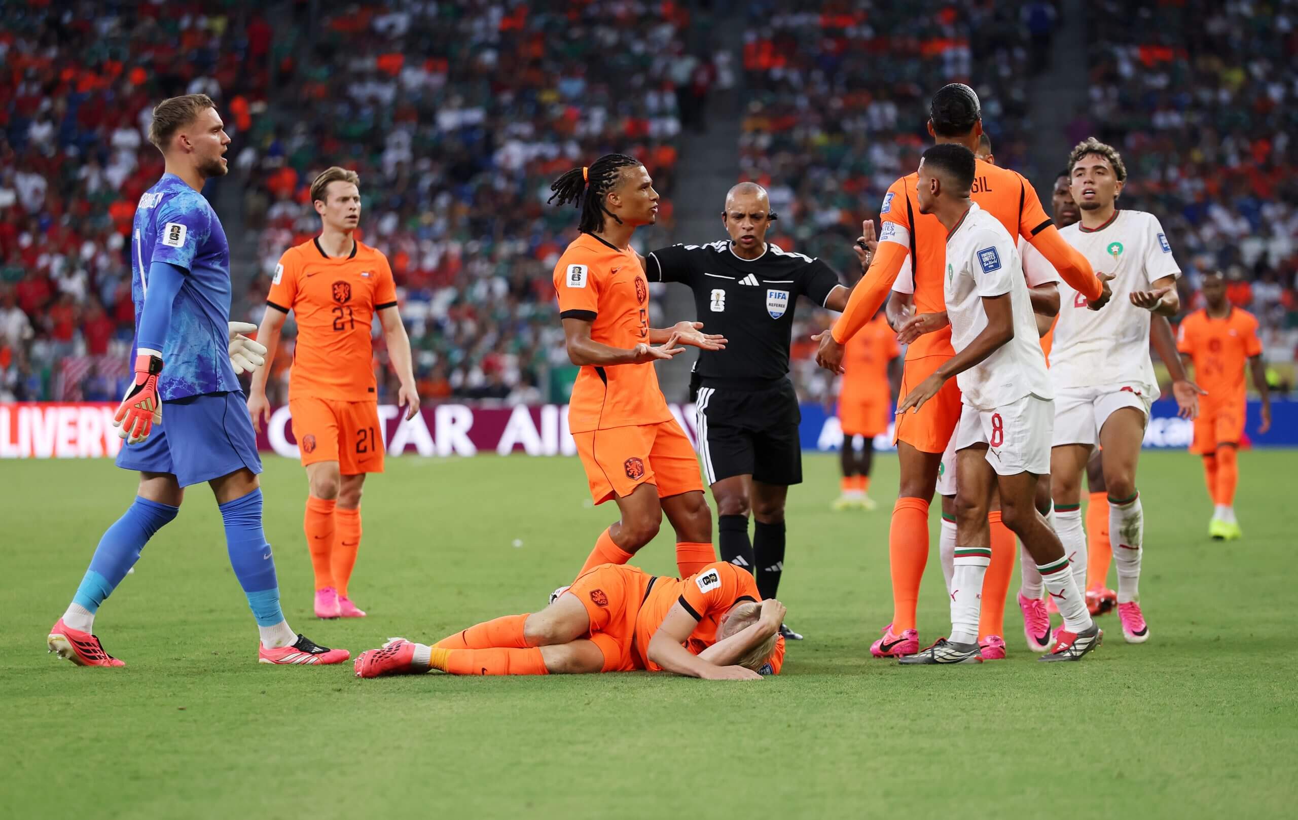 FIFA World Cup 2026 Round of 32 match between the Netherlands and Morocco, played on June 29, 2026, in Guadalupe, Mexico.FIFA World Cup 2026 Round of 32 match between the Netherlands and Morocco, played on June 29, 2026, in Guadalupe, Mexico. Image used for Sportxparte news.