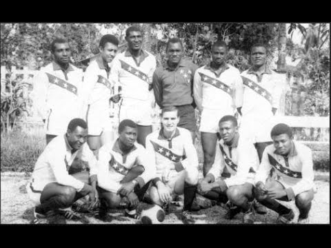 The 1964 Cameroonian football team Oryx Douala, who were the first team in history to win the African Cup of Champions Clubs. Image used for Sportxparte news.