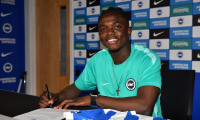 18-year-old Nigerian winger Zadok Yohanna officially signed his contract with Premier League club Brighton & Hove Albion. Image used for Sportxparte news.
