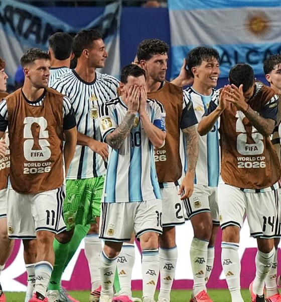 Lionel Messi scored Argentina's first goal against Cape Verde during their 2026 FIFA World Cup Round of 32 match on July 3, 2026. Image used for Sportxparte news.