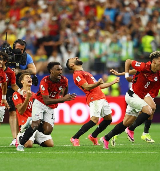 Egypt national football team is celebrating its historic penalty shootout victory over Australia at the 2026 FIFA World Cup. Image used for Sportxparte news.
