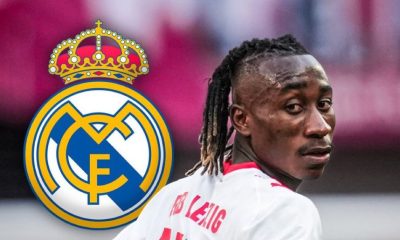 Real Madrid has verbally agreed on personal terms with Ivory Coast winger Yan Diomandé, who currently plays for RB Leipzig. Image used for Sportxparte news.