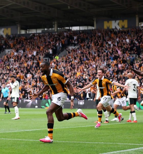 Newly promoted Hull City secured a stunning 2-0 victory over Manchester United at the MKM Stadium in their opening Premier League match on August 22, 2026. First-half goals from centre-backs Semi Ajayi and debutant Nobel Mendy shocked Michael Carrick's side and gave the Tigers a dream start to the season. Image used for Sportxparte news.