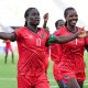 Malawi's national women's football team stars, sisters Tabitha and Temwa Chawinga, celebrate a goal during their remarkable debut run at the Women's Africa Cup of Nations (WAFCON). Image used for Sportxparte news.