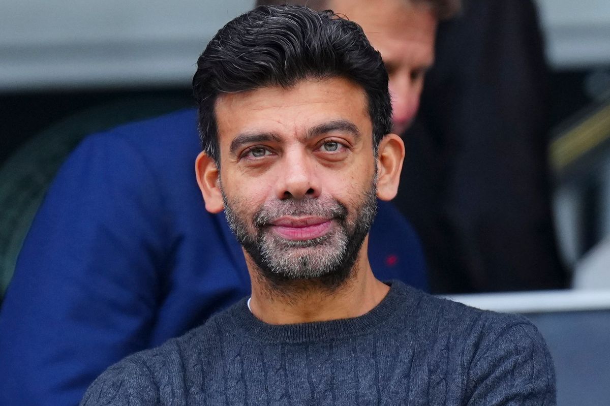 Close-up portrait of British-Indian investor Amit Bhatia attending a football match. Bhatia stepped down from QPR to assume a major boardroom role as vice-chairman at Liverpool Football Club. Image used for Sportxparte news..