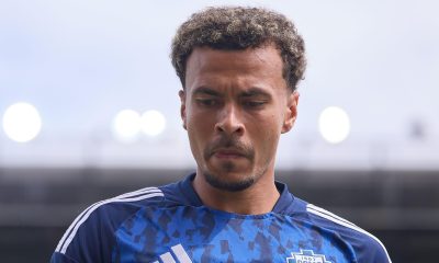 Dele Alli during a training session with Italian side Como 1907 before his contract termination in late 2025. Image used for Sportxparte news.