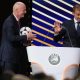 FIFA President Gianni Infantino and UEFA President Aleksander Čeferin, who recently faced tension over a proposed investment plan. Image used for Sportxparte news.